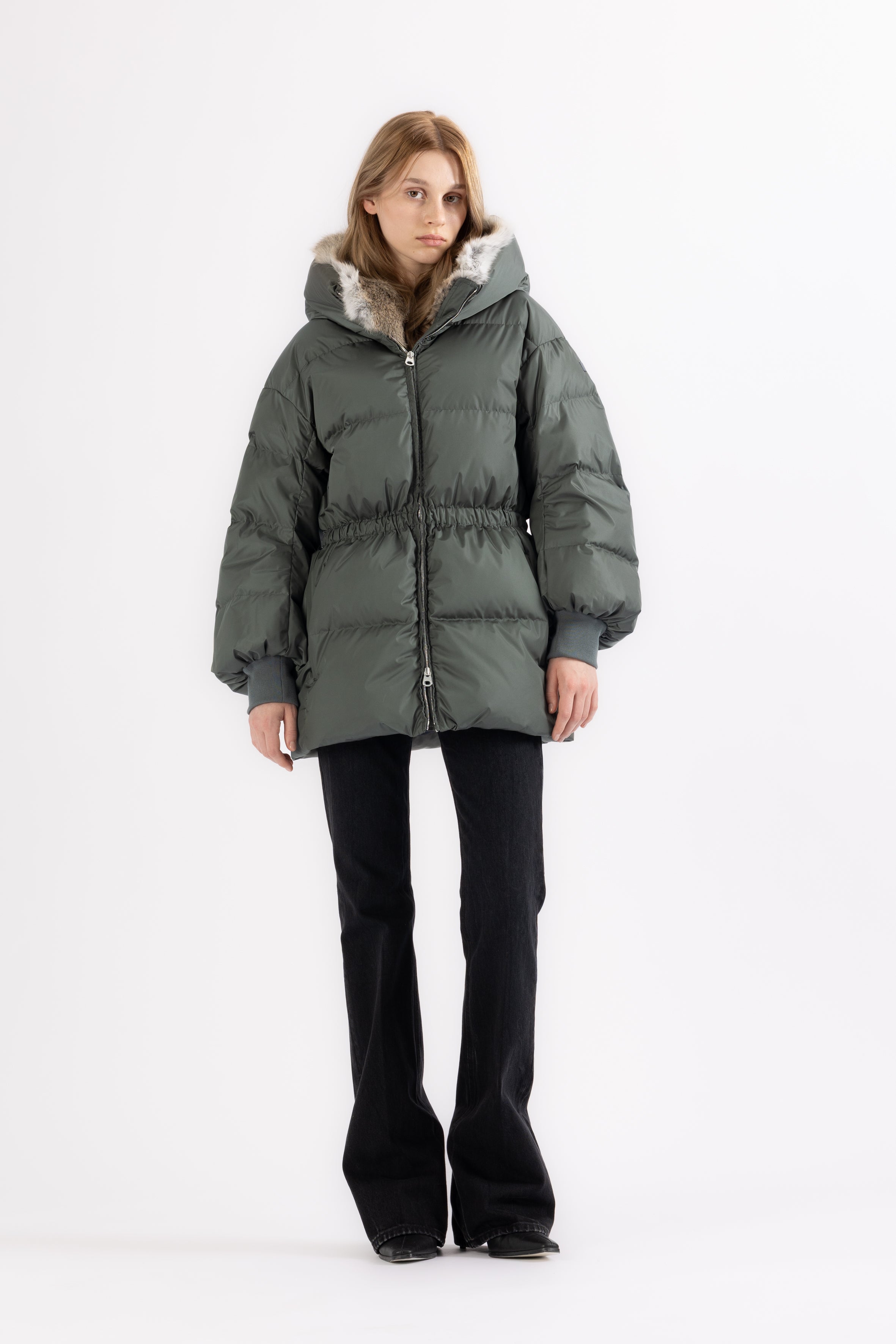 DRAWSTRING DOWN JACKET AZA R 93
