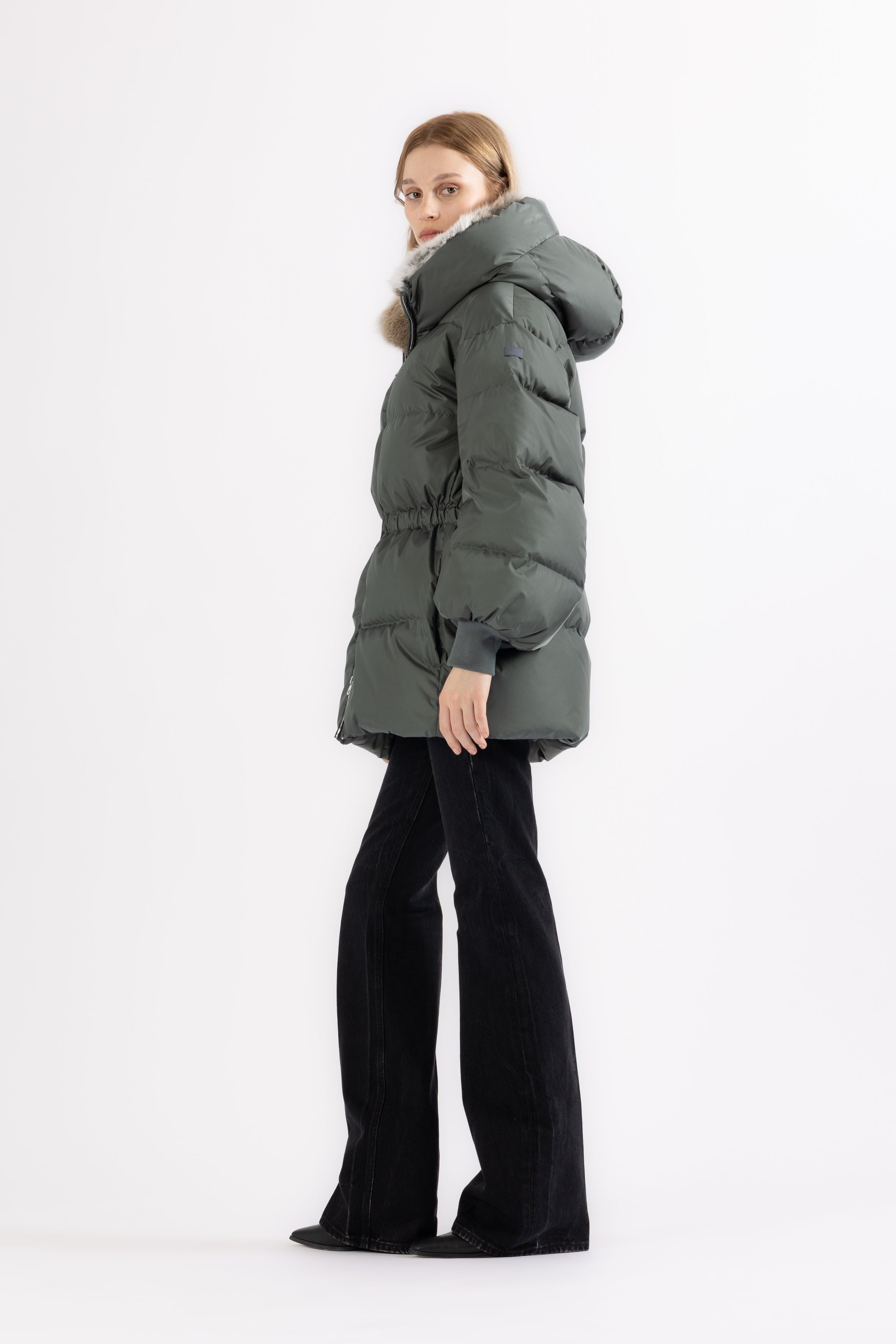 DRAWSTRING DOWN JACKET AZA R 93