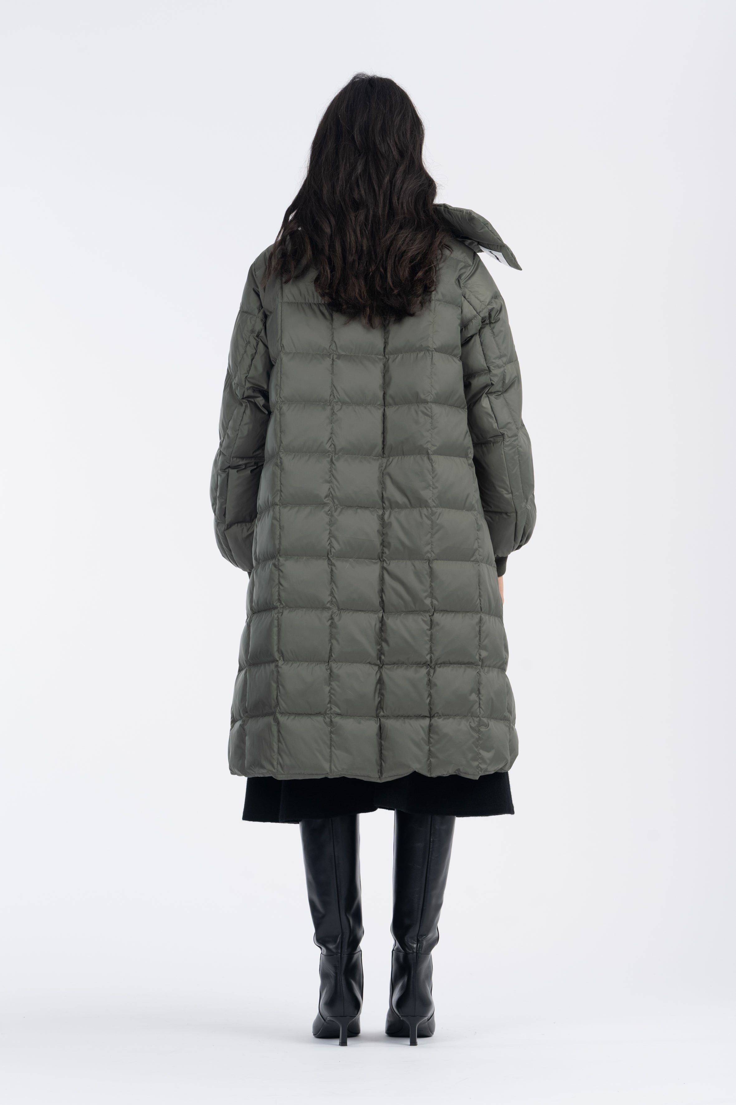 QUILTED COAT LUA WITH SCARF