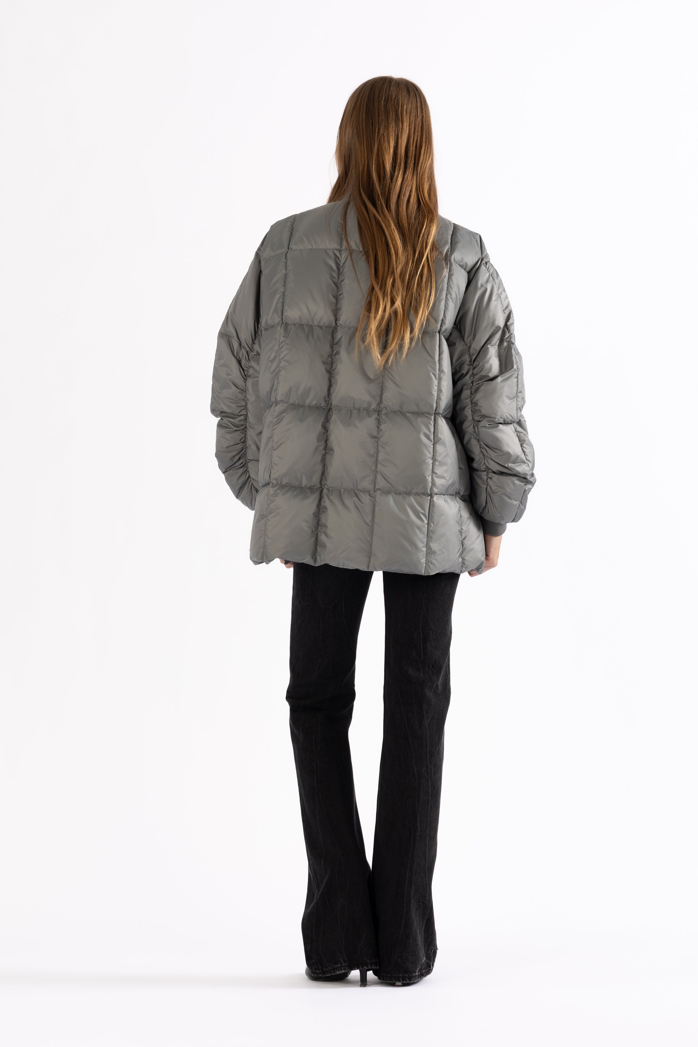 oversized light down jacket