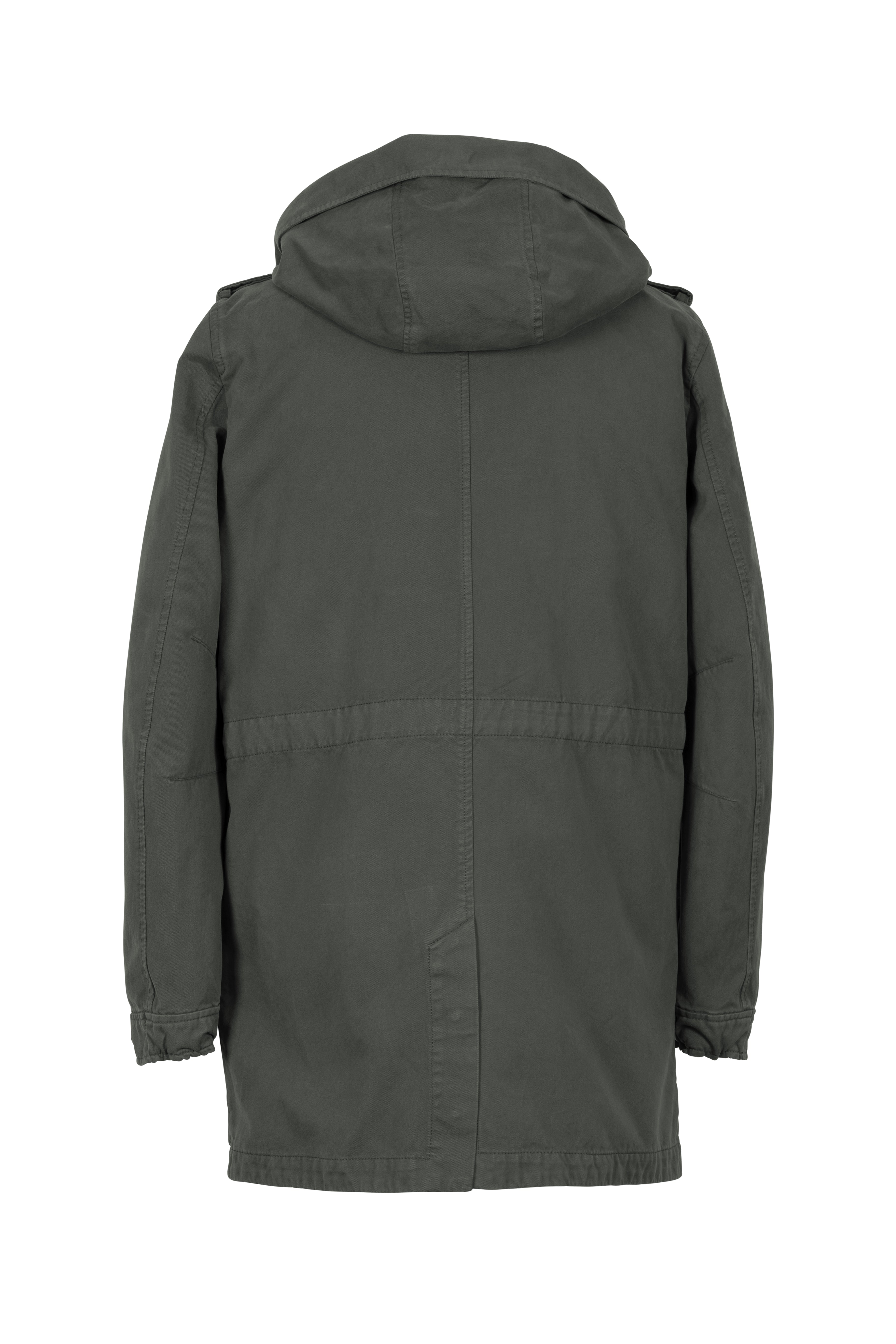 Lempelius cotton Parka with down Vest in Military green