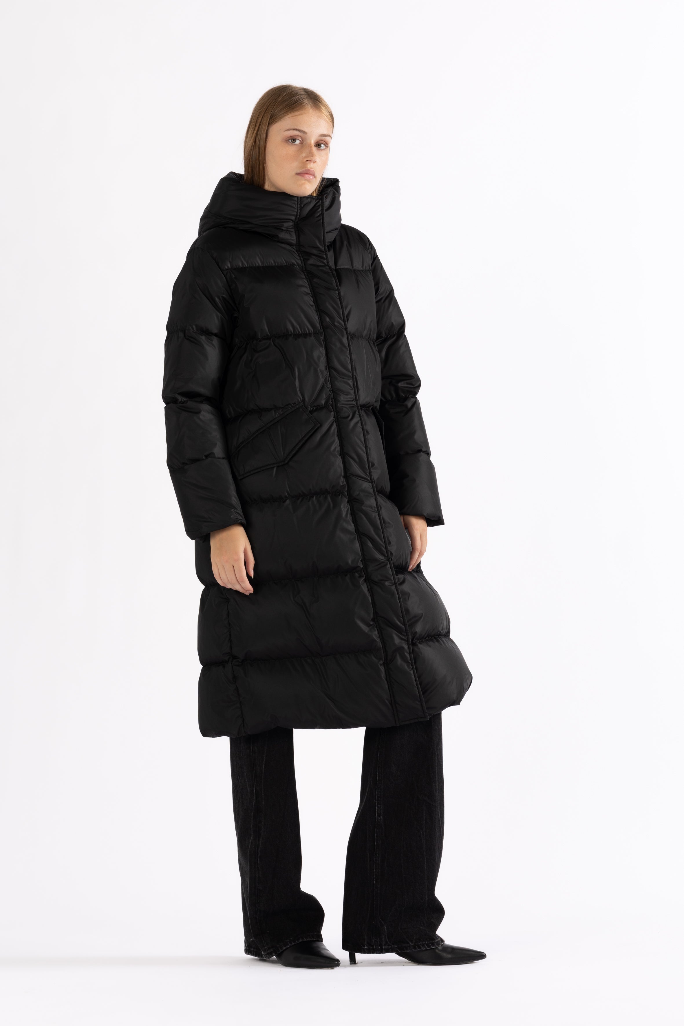 ELONGATED DOWN COAT EZA