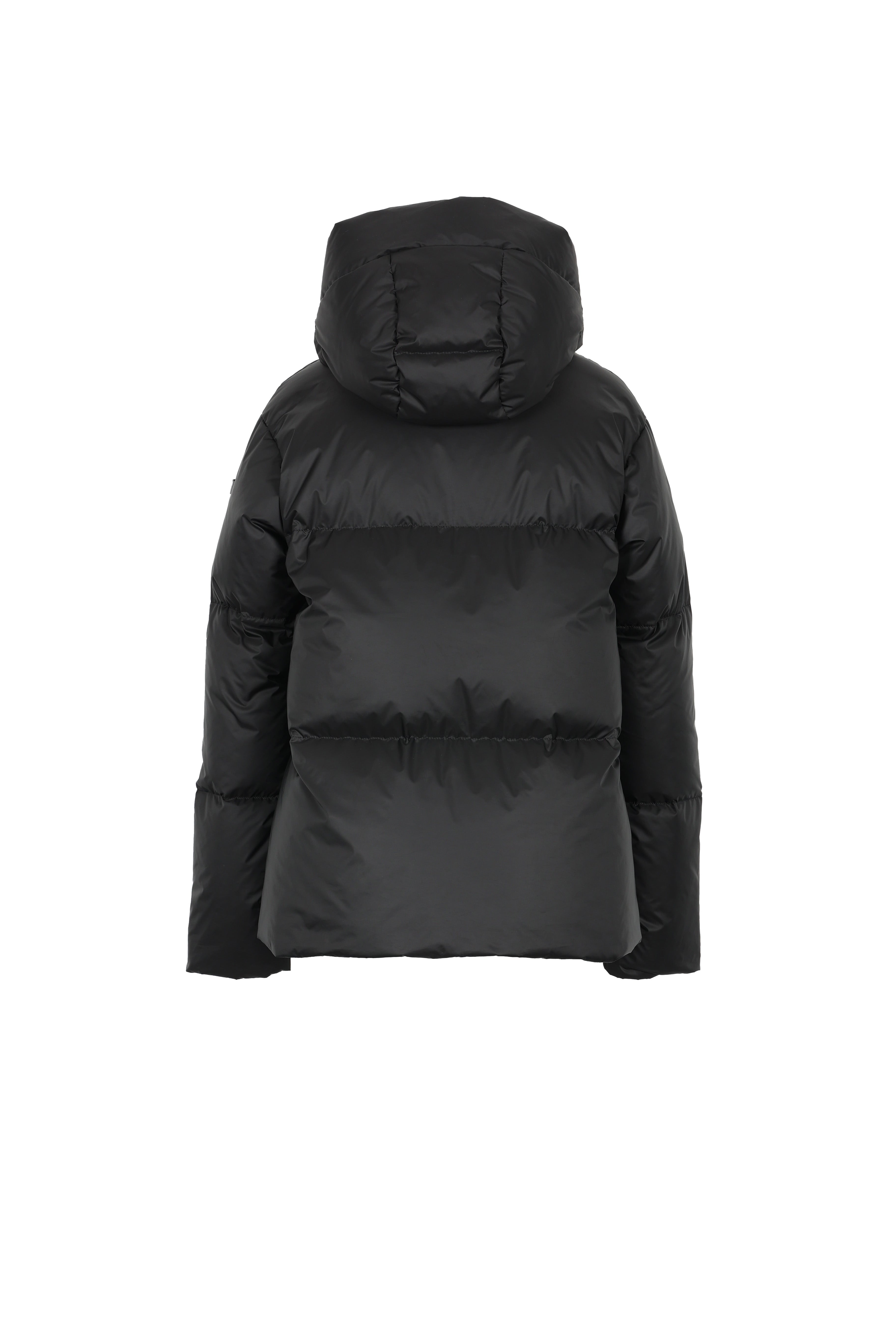 short down jacket in color black