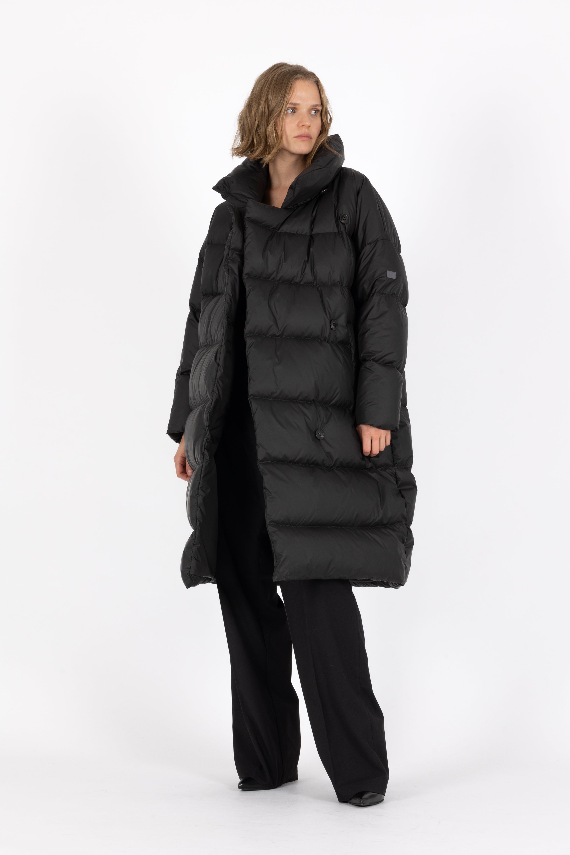 Down wrap outlet coat