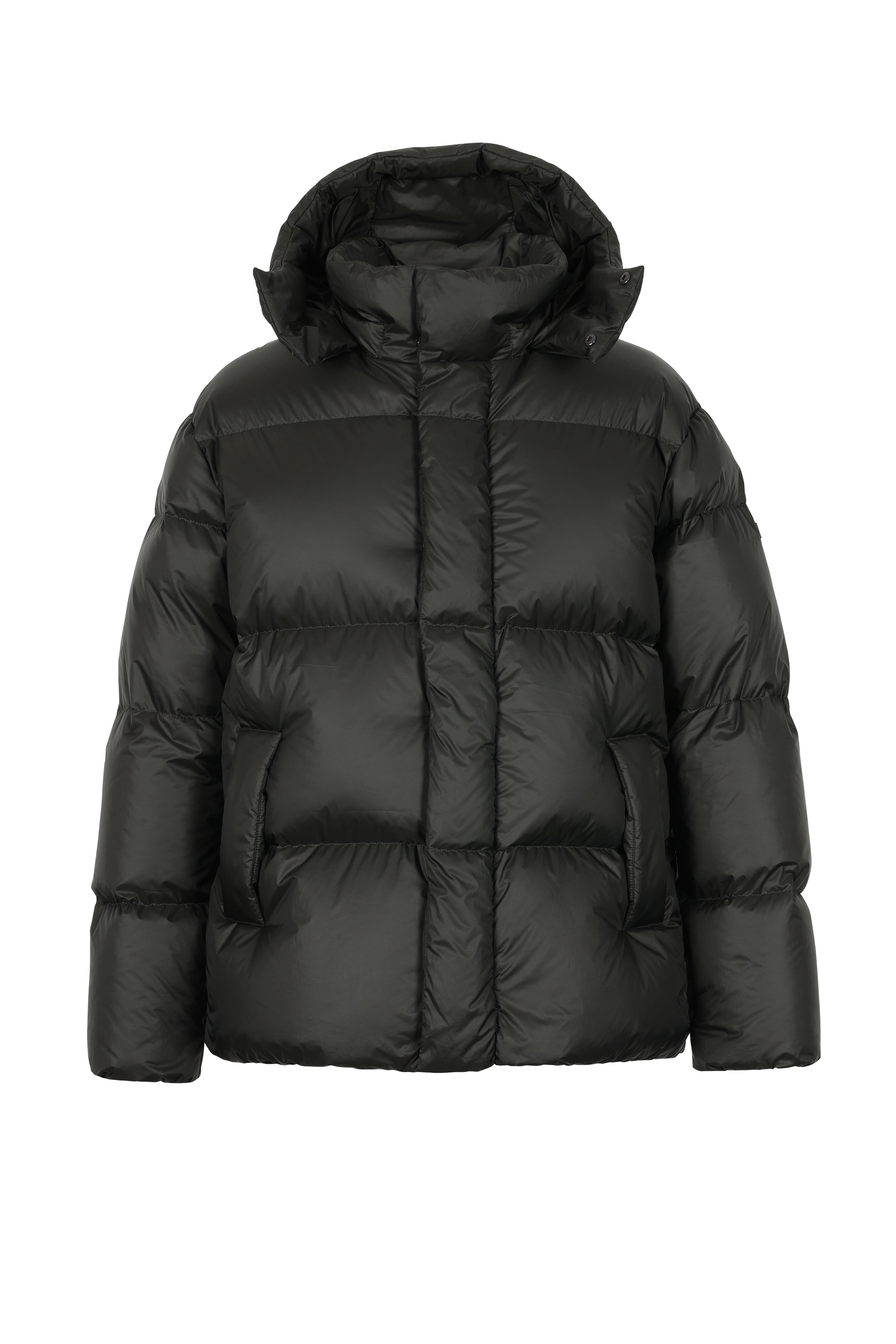 Mens Down puffer in deep green