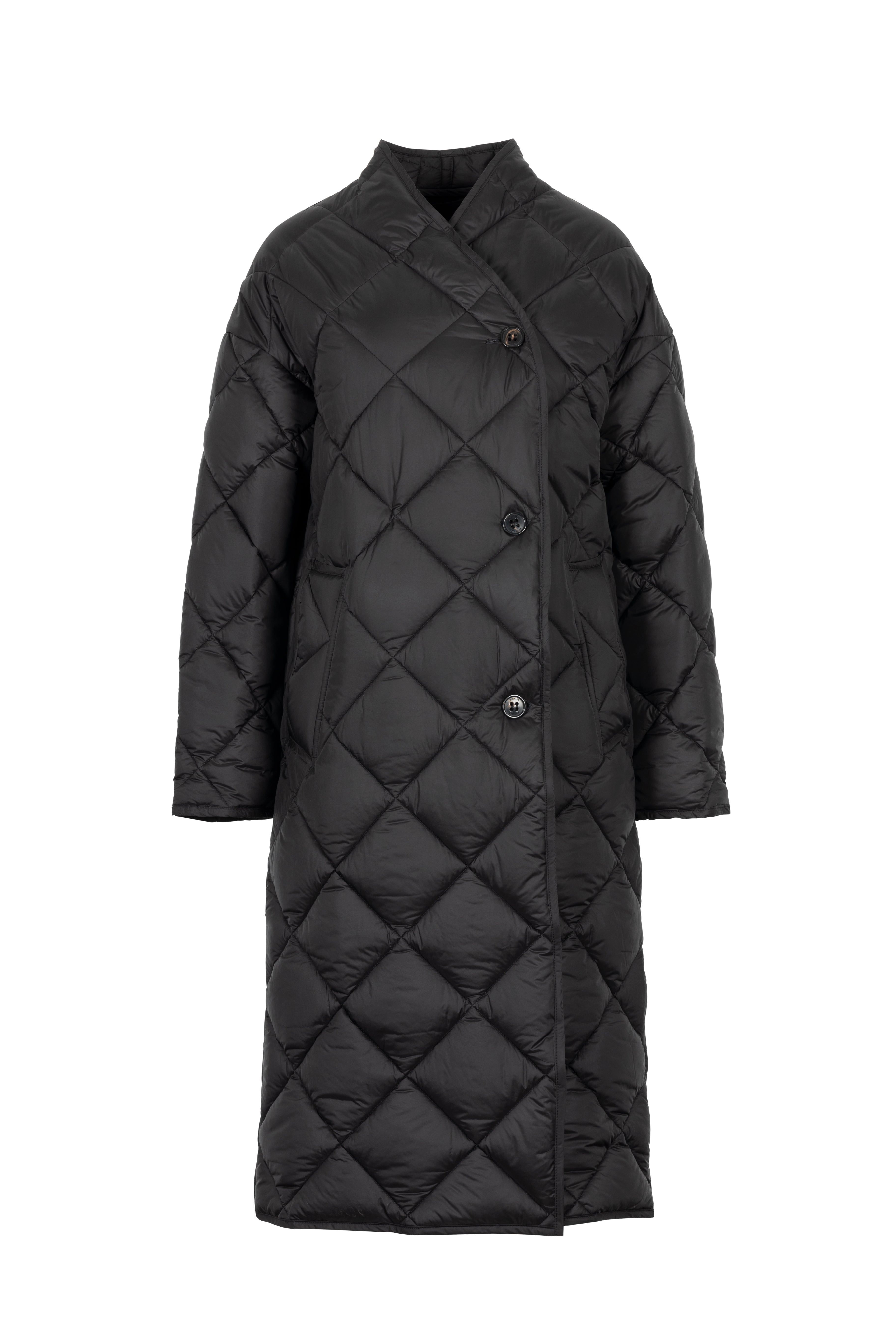 QUILTED COAT HEA SSW
