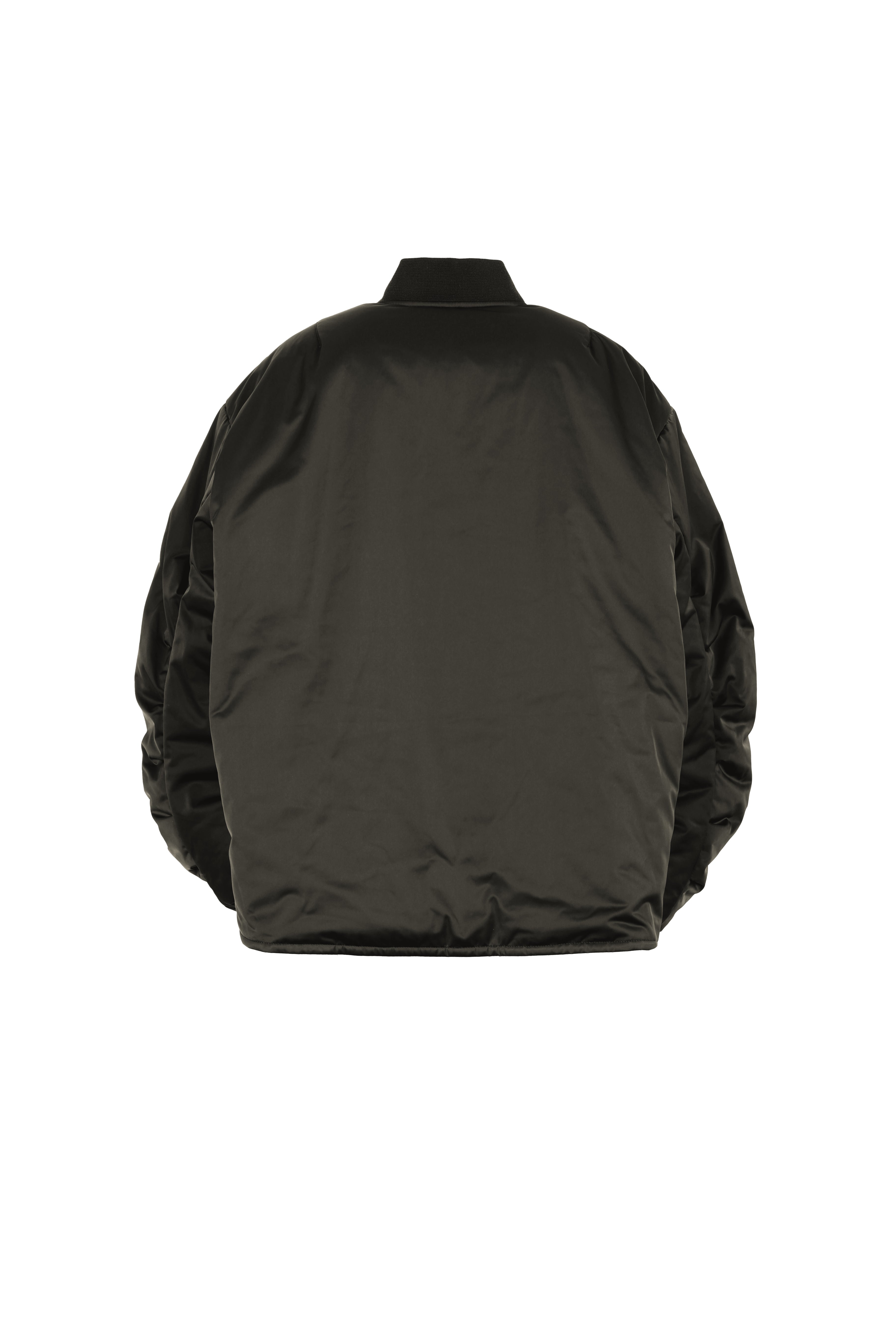 LEMPELIUS padded lightweight bomber jacket in dark olive