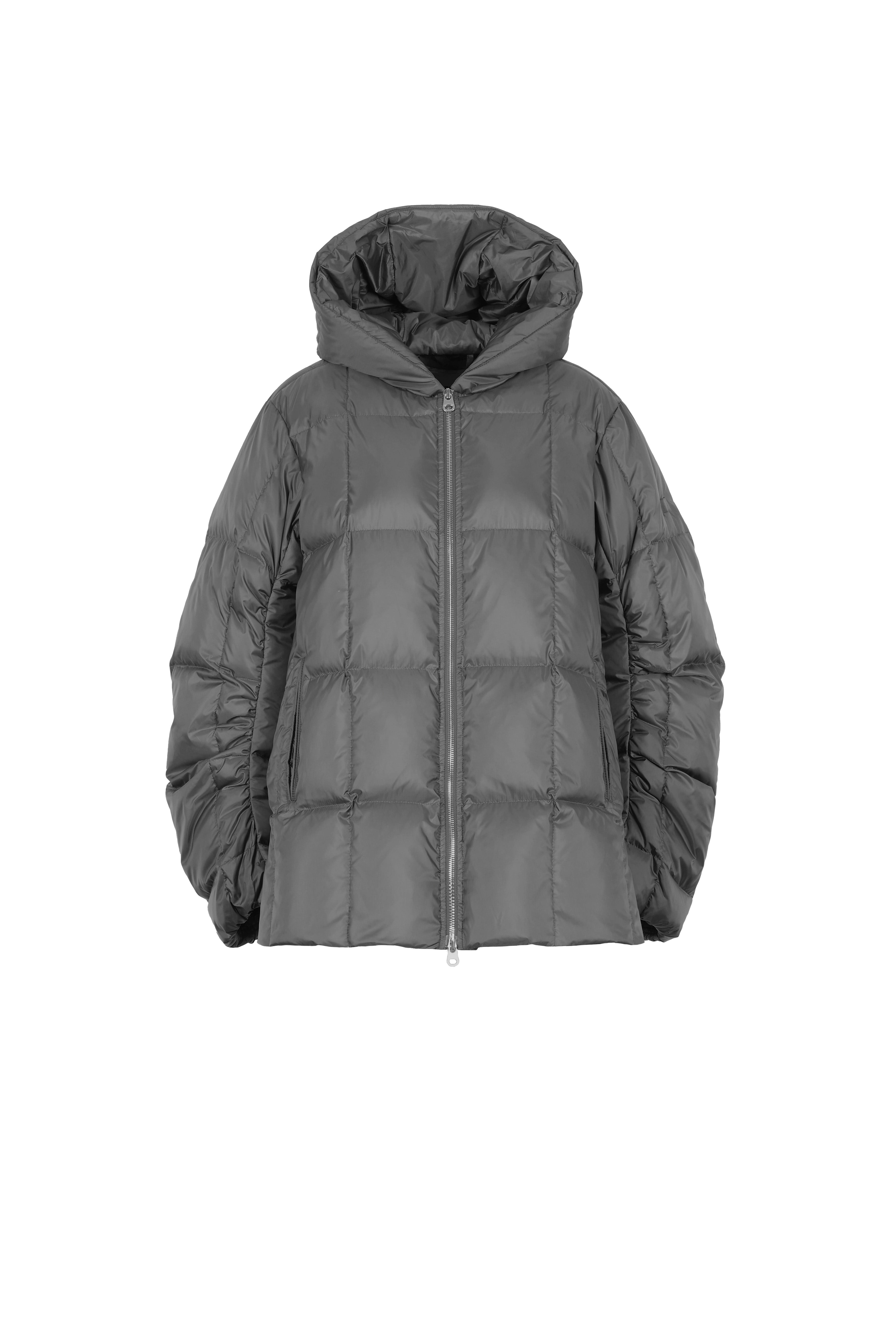 LEMPELIUS light down jacket in iron grey 