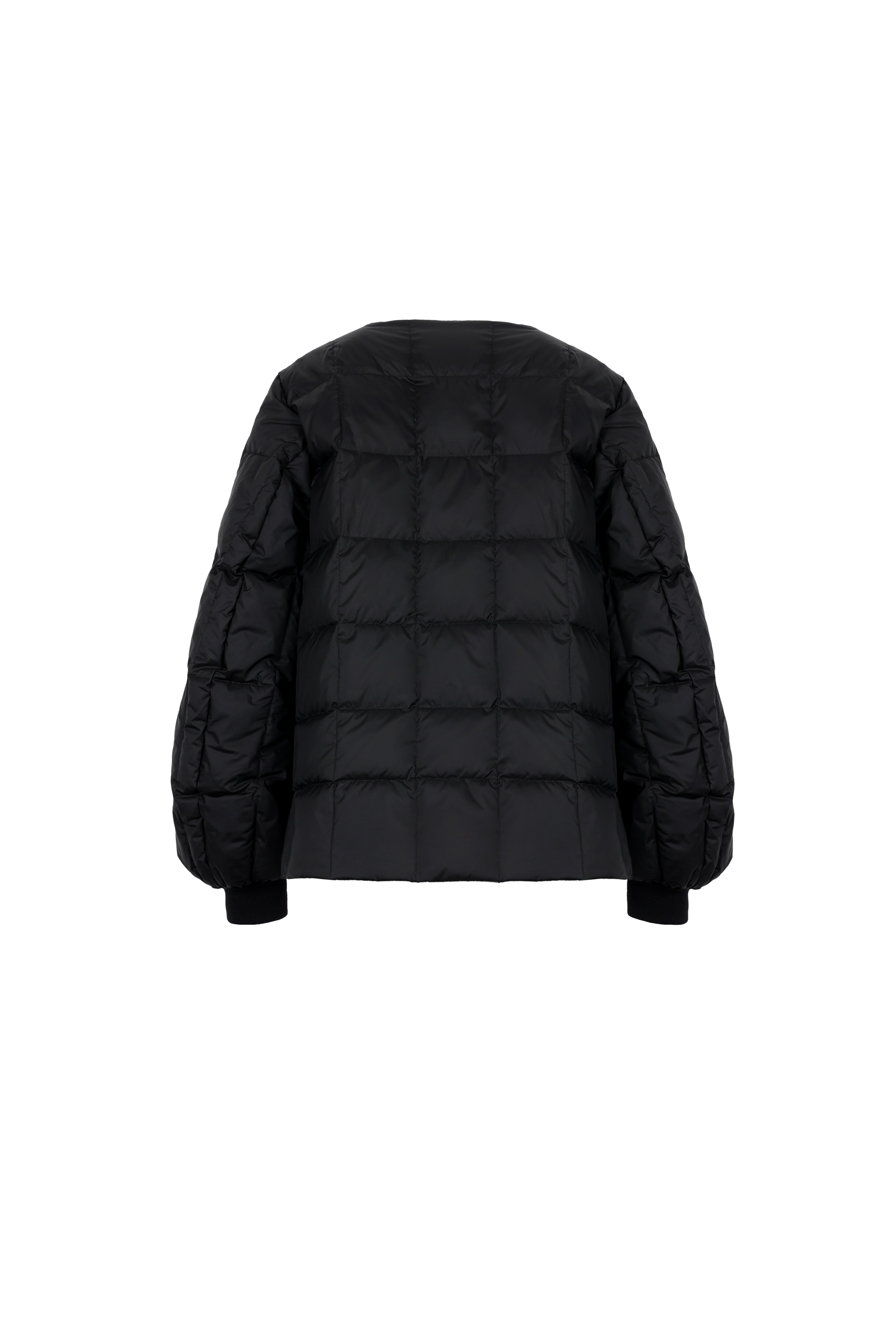 LEMPELIUS box quilted lightweight jacket in black