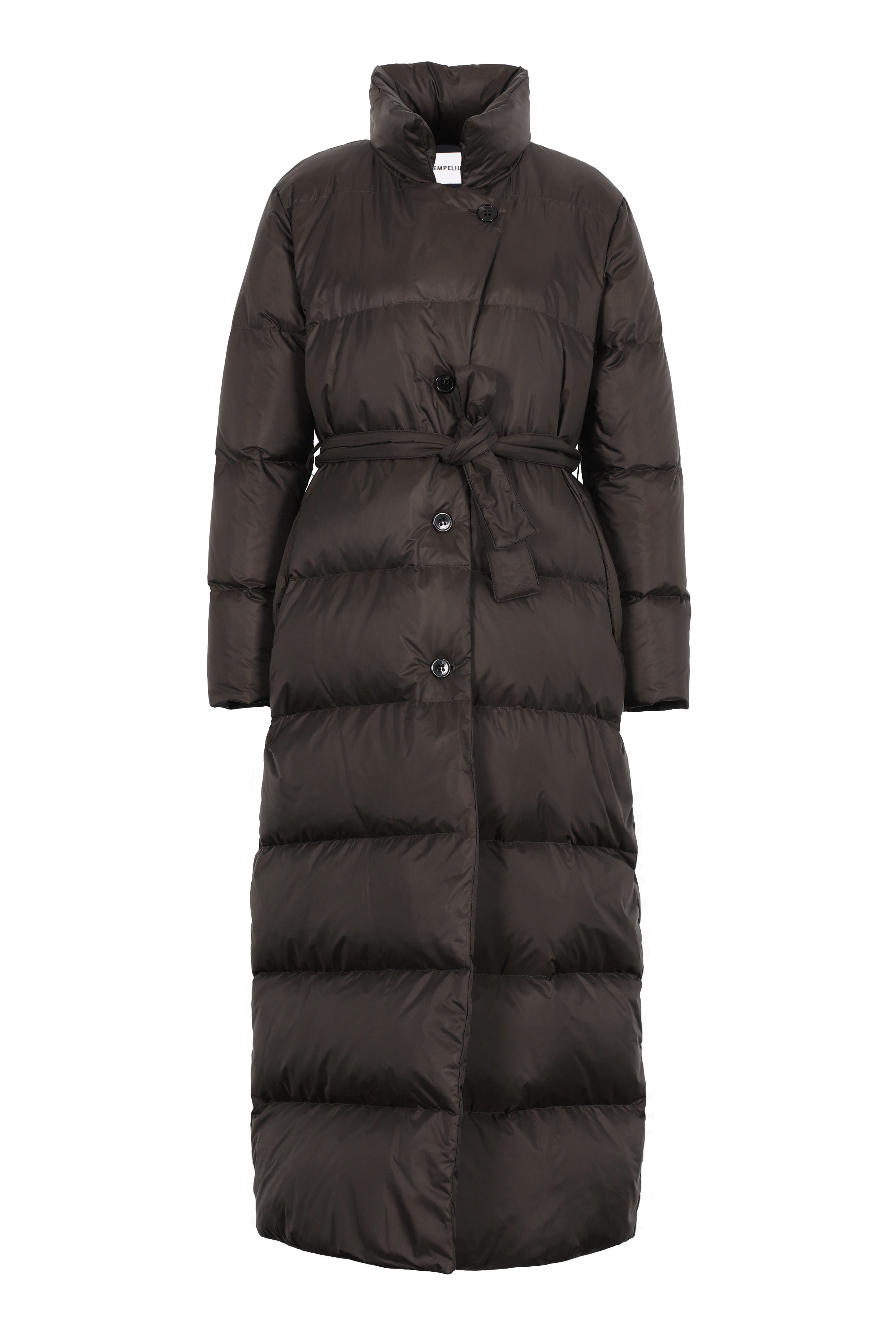 Lempelius light down coat with a straight silhouette