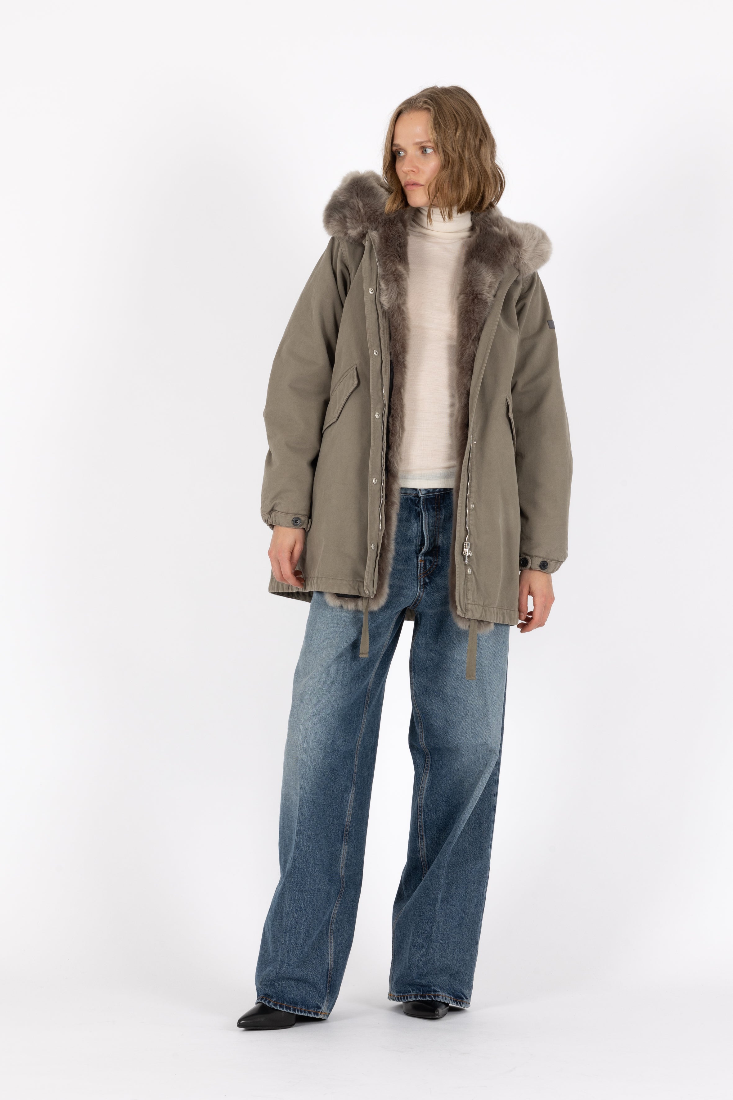 SHORT COTTON PARKA BYA