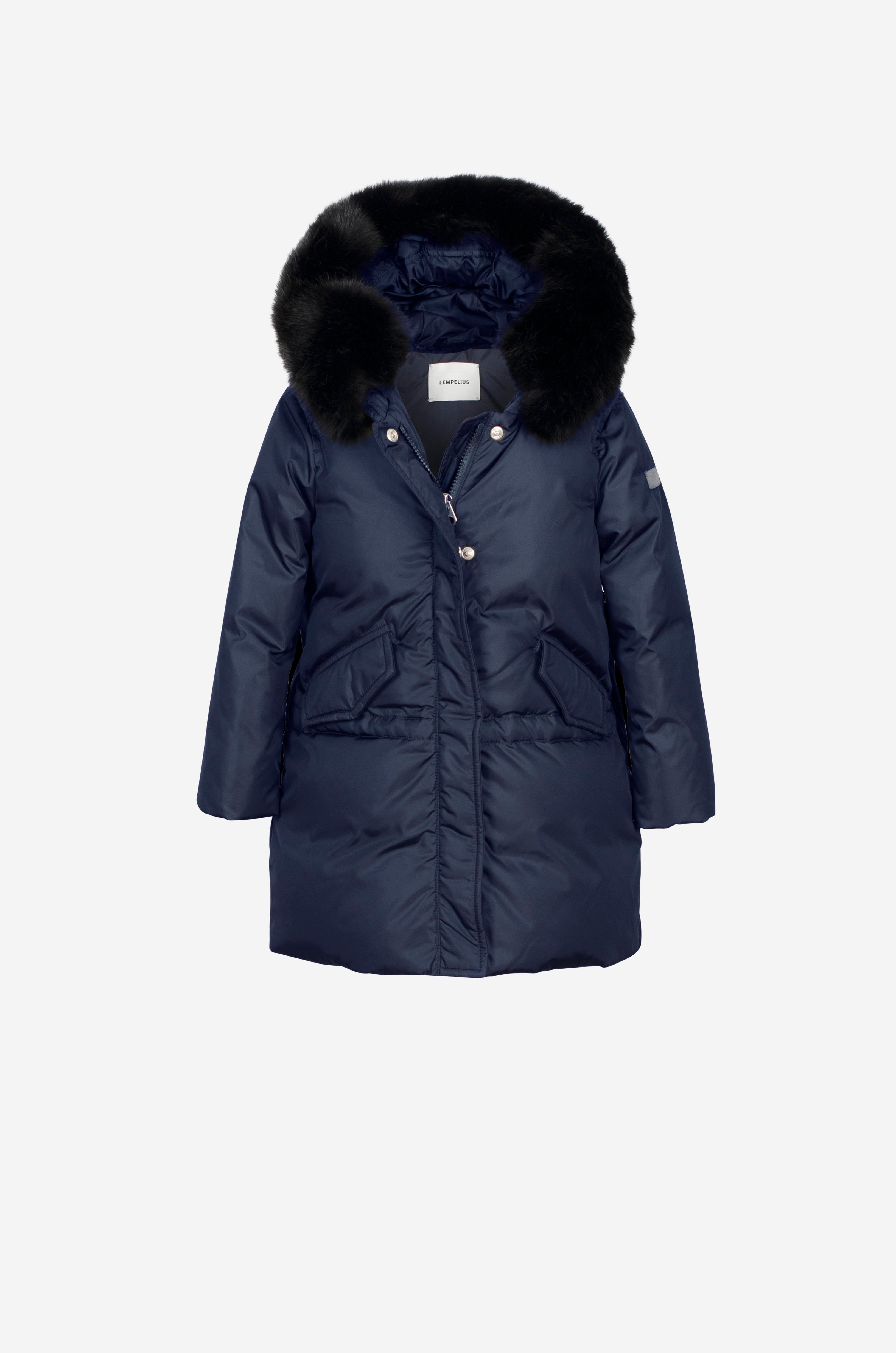 Girls Down Parka with faux fur