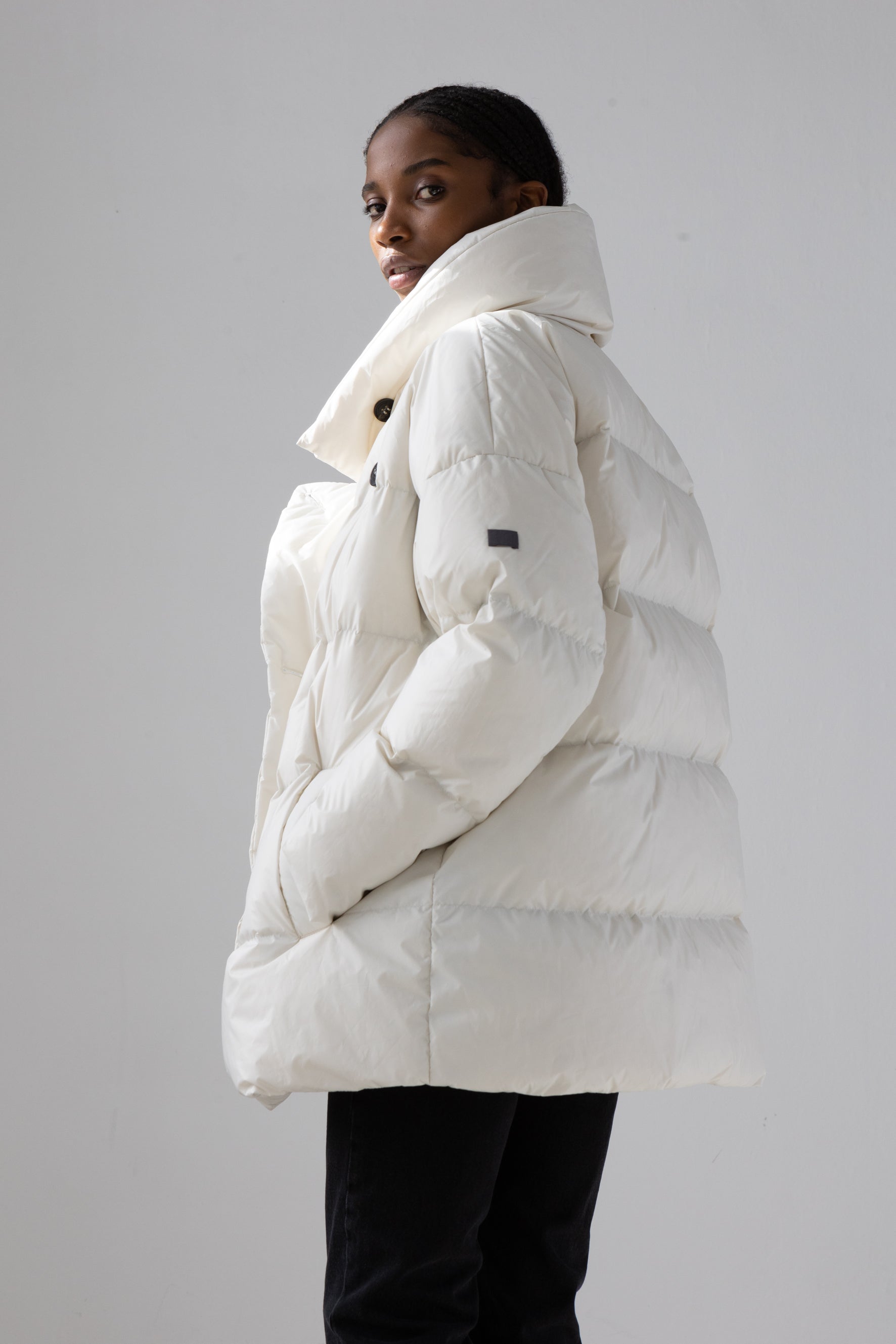 Off white hotsell down coat