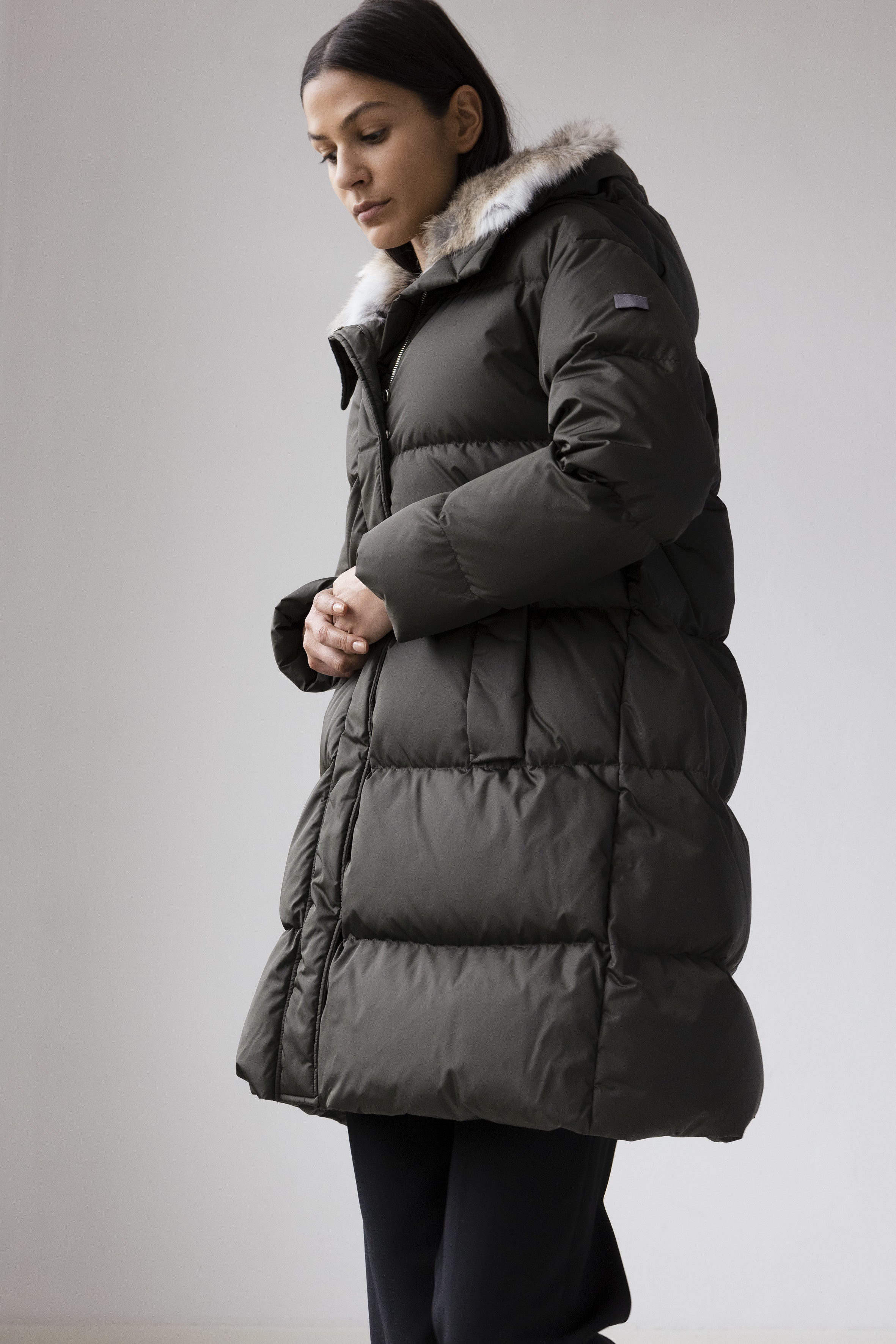 Down hotsell fur parka